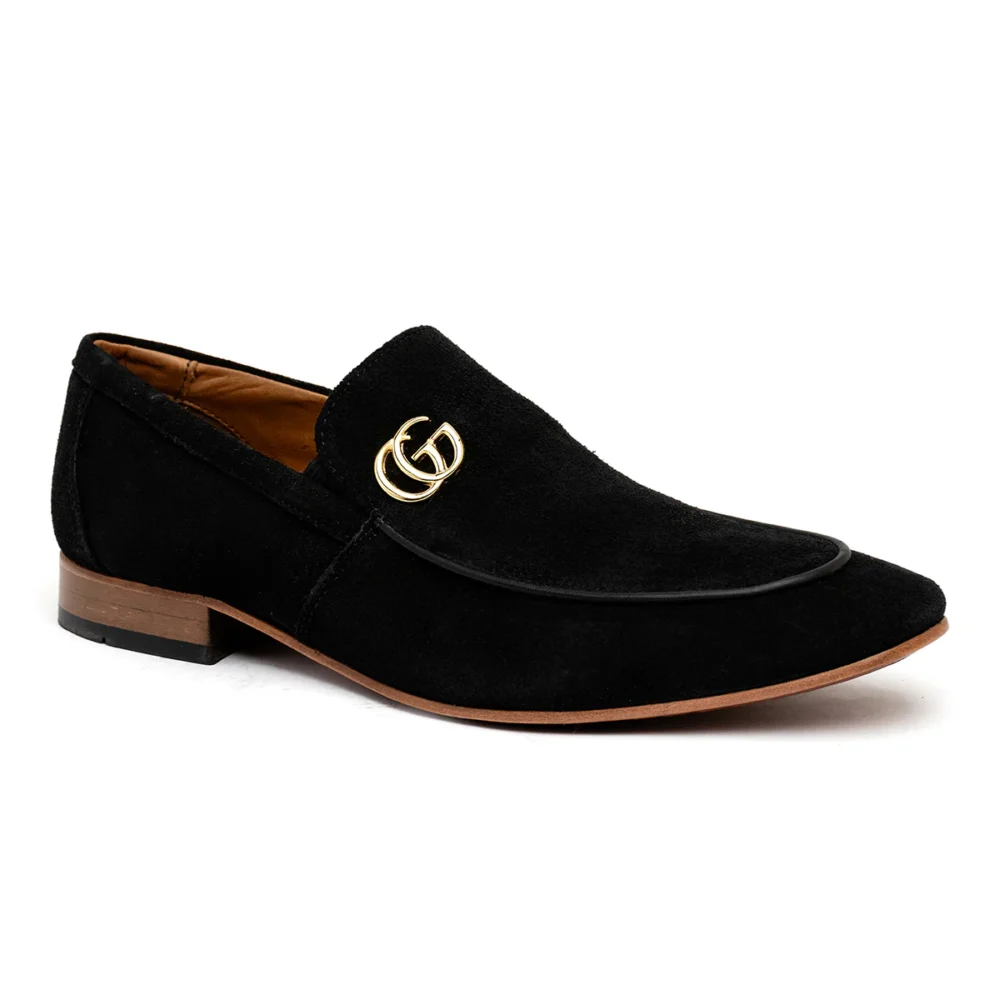 Loafer GG Mitchell Camurça Preto