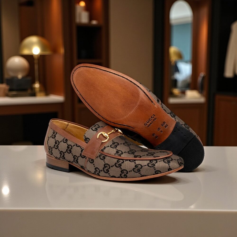 Loafer GG Scott Cinza