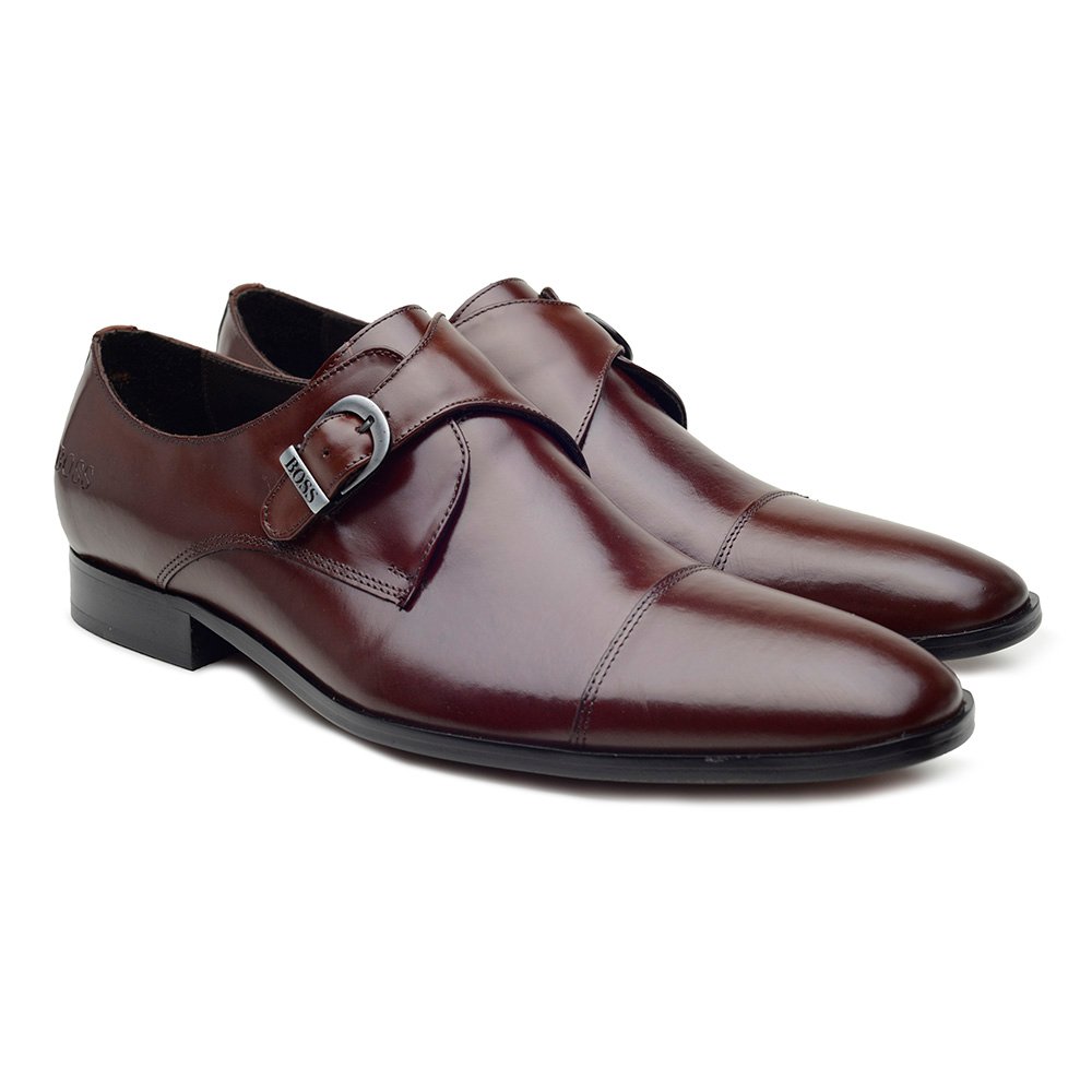 Sapato Monk Strap HB Sallow Marrom