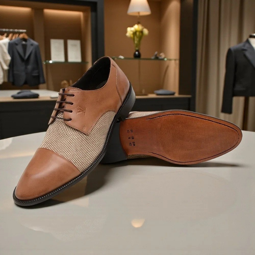 Sapato Social LV Foster Tan