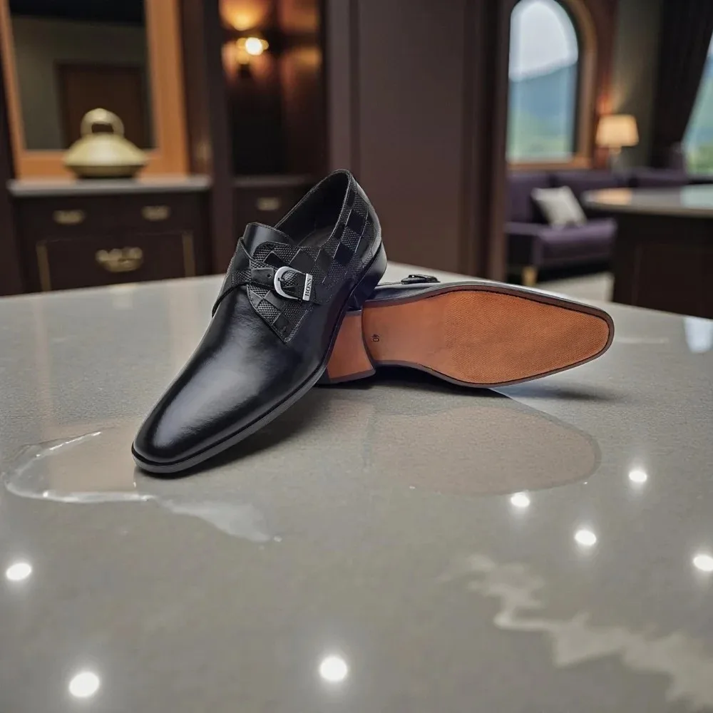Monk Strap HB Aiken Preto