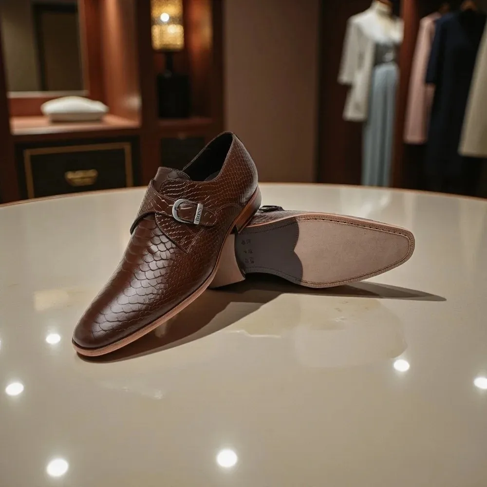 Monk Strap HB Russell Moss