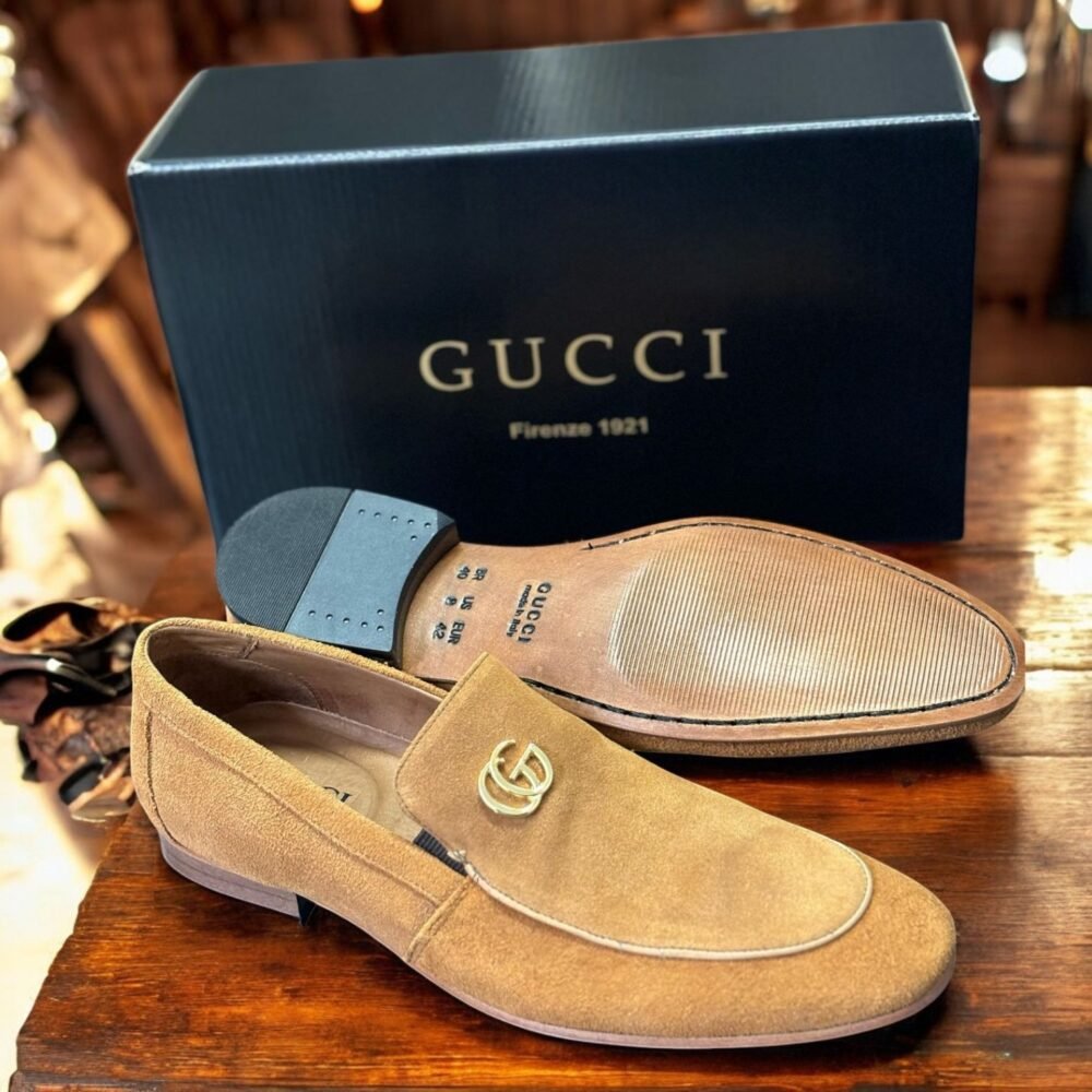 Loafer GG Dalton Camurça Whisky