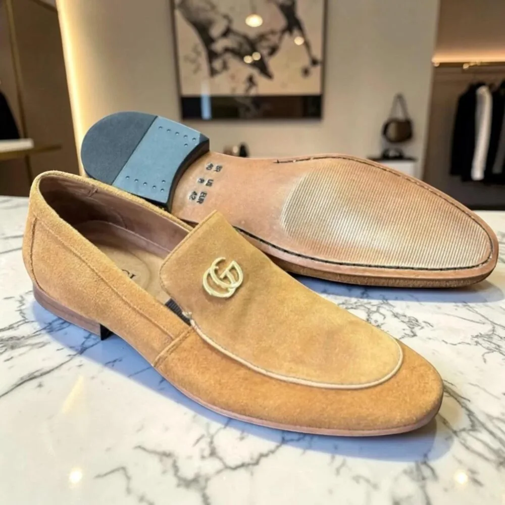 Loafer GG Dalton Camurça Ferrugem
