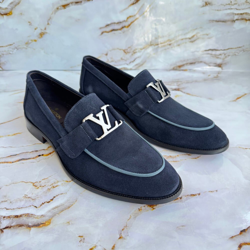 Loafer LV Bentley Camurça Marinho