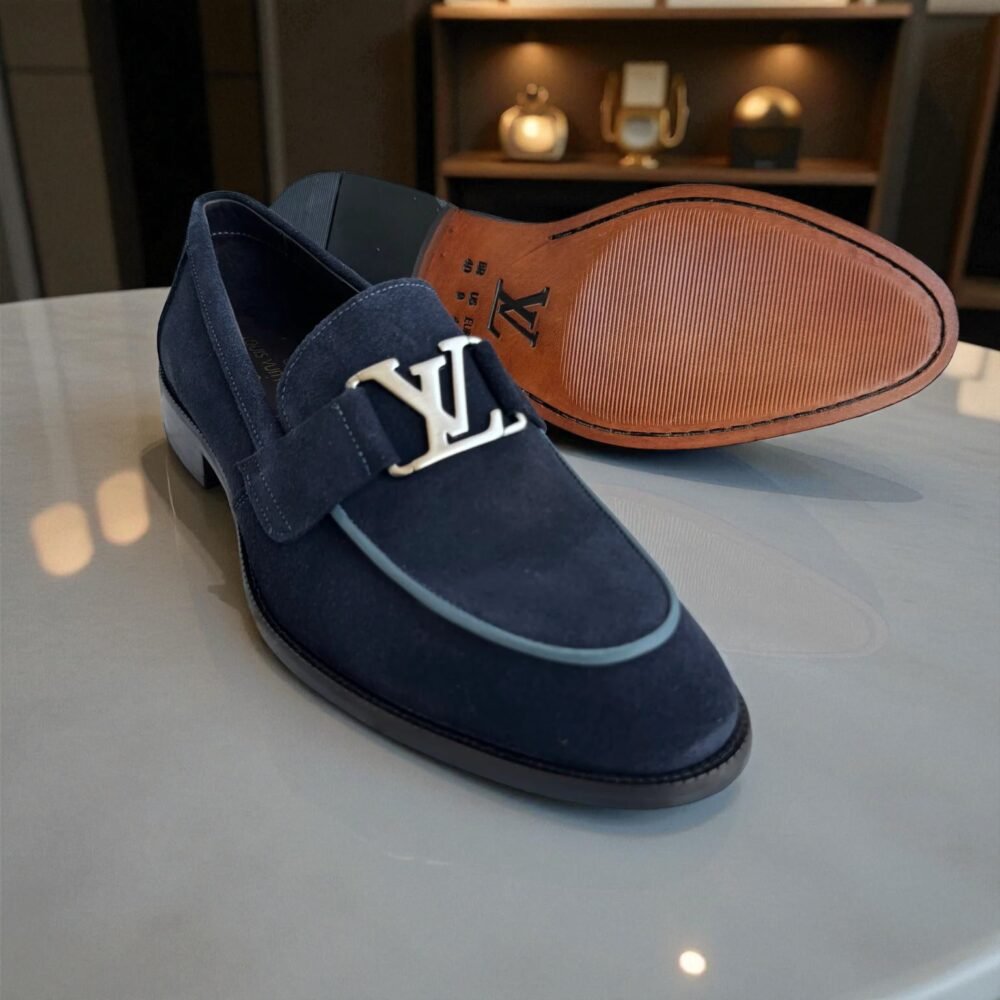 Loafer LV Bentley Camurça Marinho