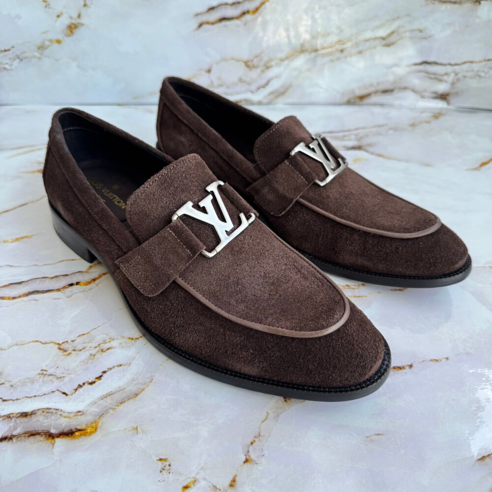 Loafer LV Bentley Camurça Areia Moss