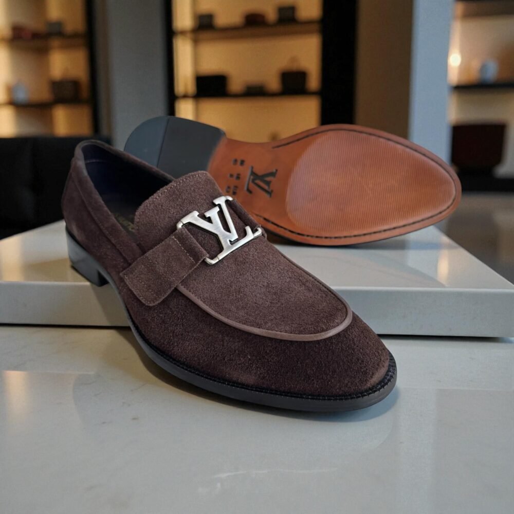 Loafer LV Bentley Camurça Café