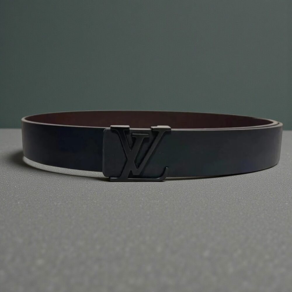 Cinto LV Aerogram Preto