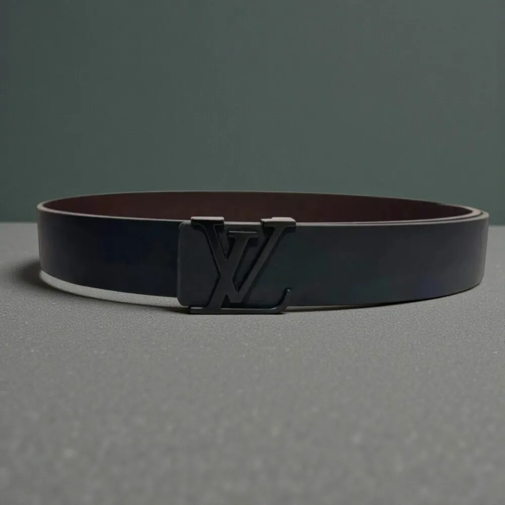 Cinto LV Aerogram Preto