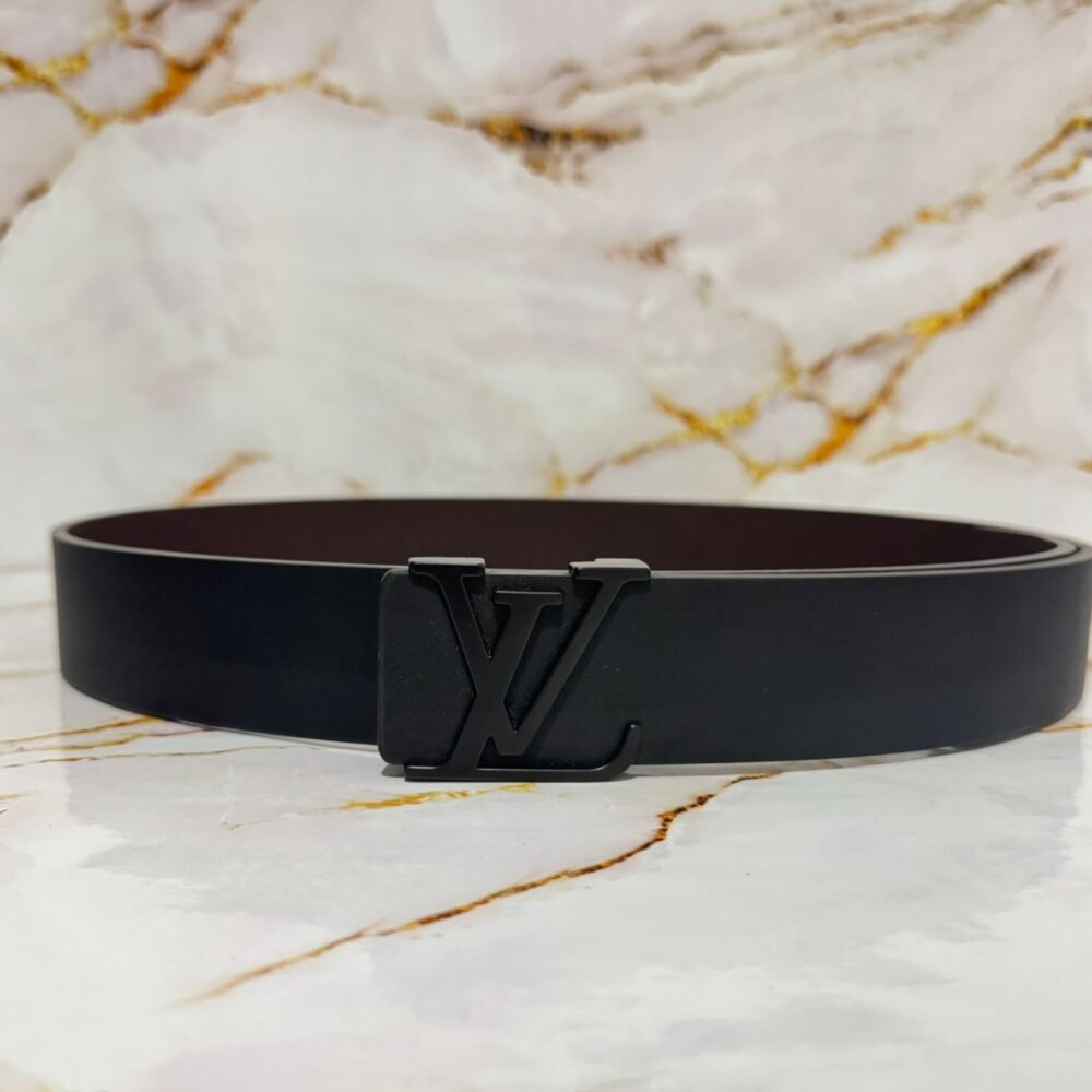 Cinto LV Aerogram Preto