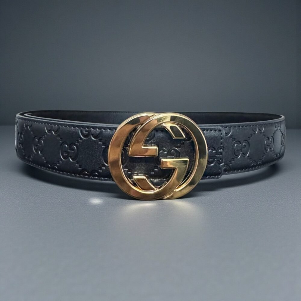 Cinto GG Alice Dourado