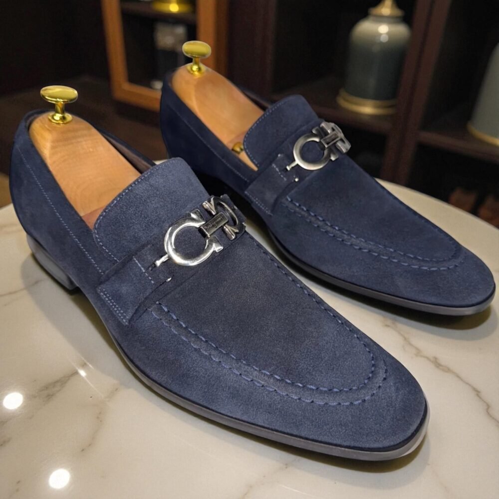Loafer FG Evans Camurça Marinho