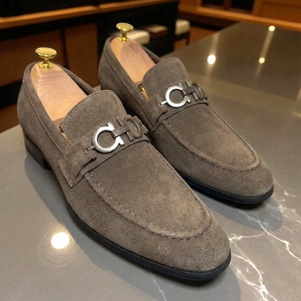 Loafer FG Evans Camurça Light Brown