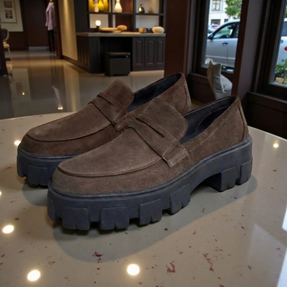 Loafer PD Howell Camurça Café