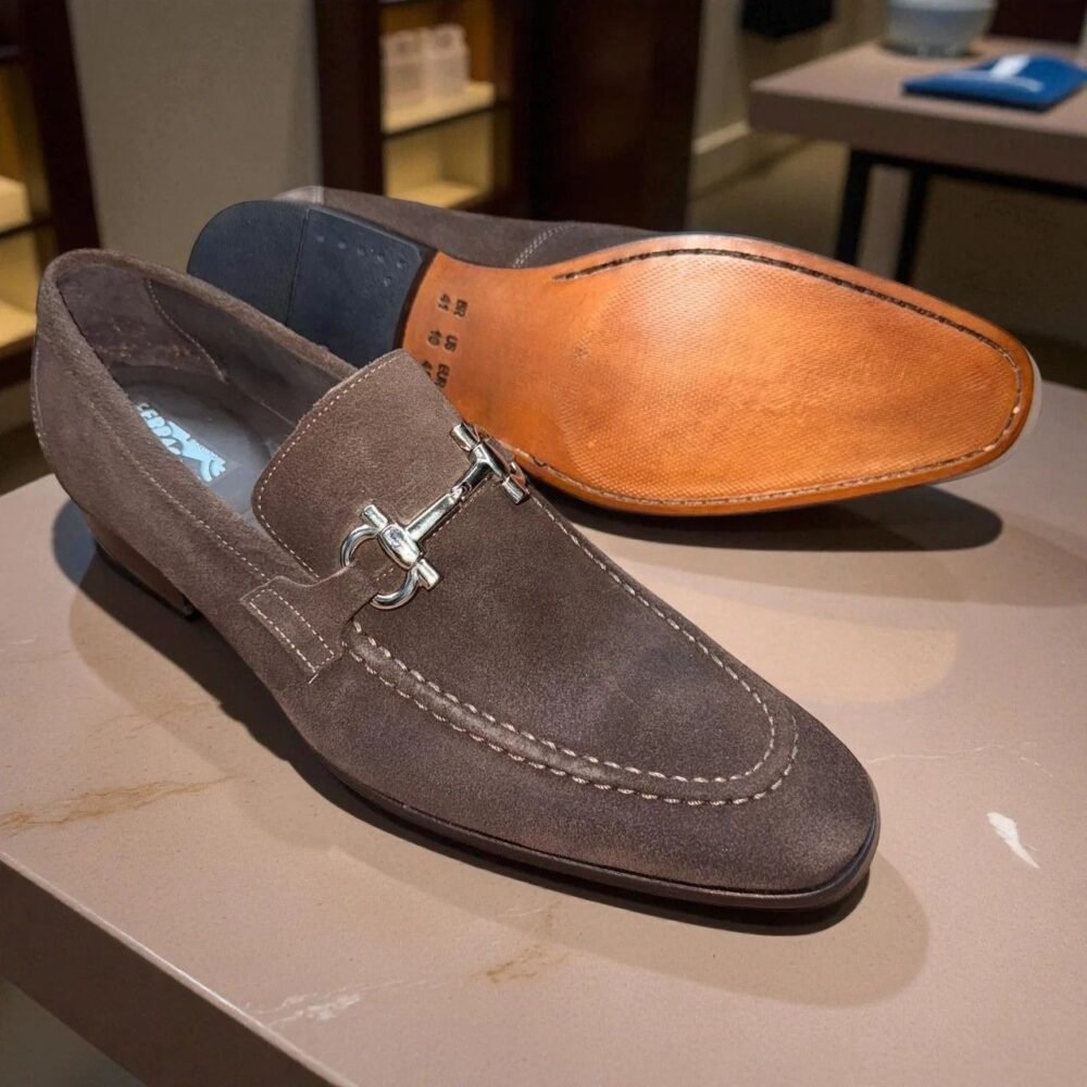 Loafer FG Corbin Camurça Café