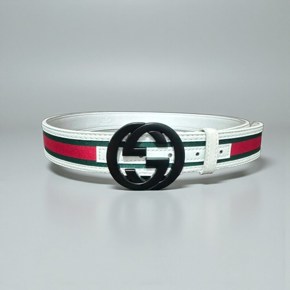 Cinto GG Heritage Preto