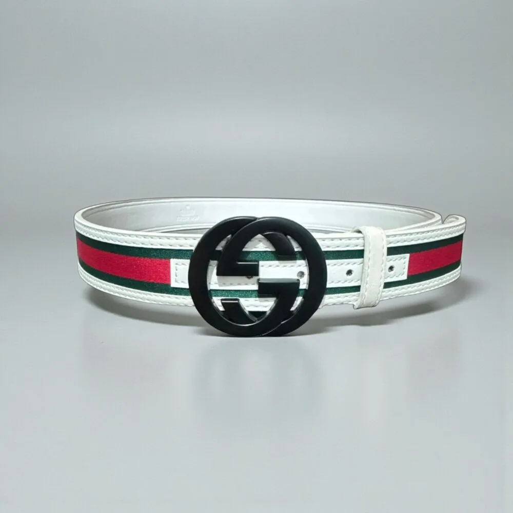 Cinto GG Heritage Preto
