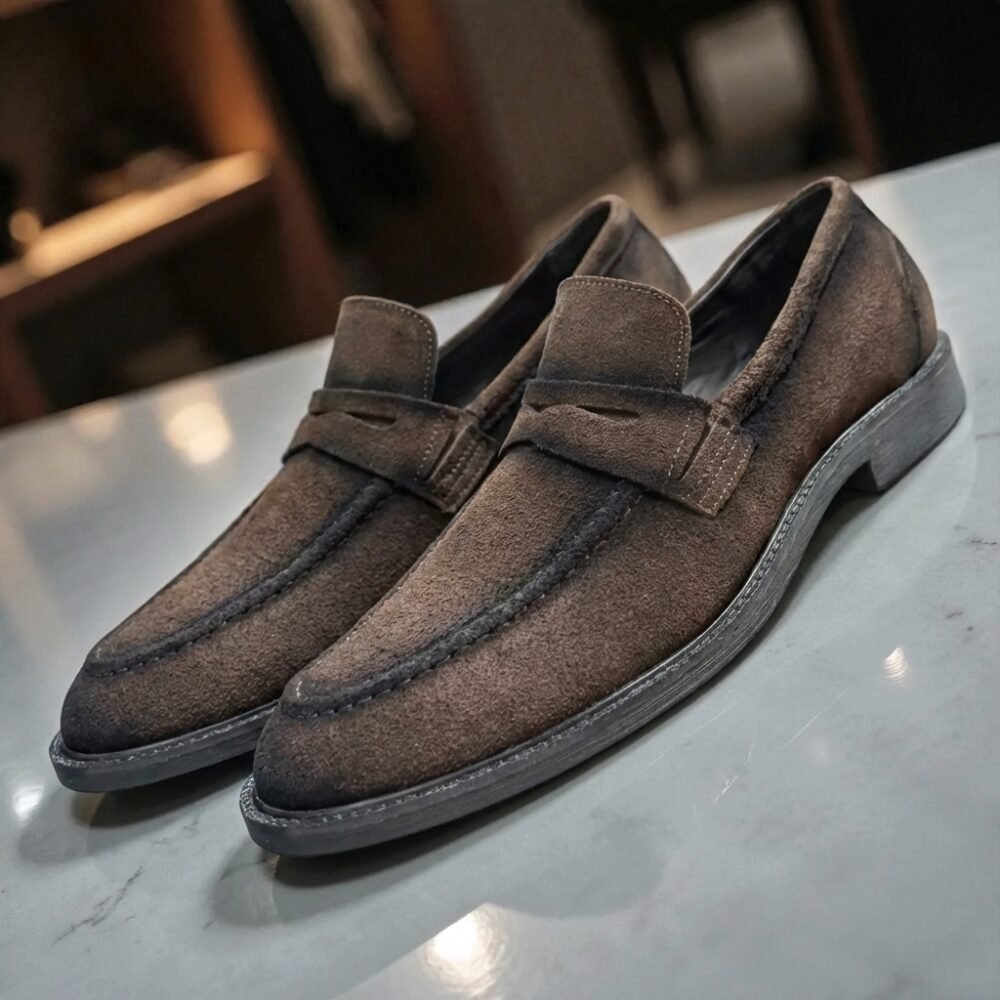 Loafer HB Windsor Camurça Café Fumex