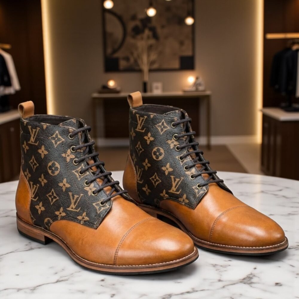 Bota Social LV Chelsea Luxure Whisky