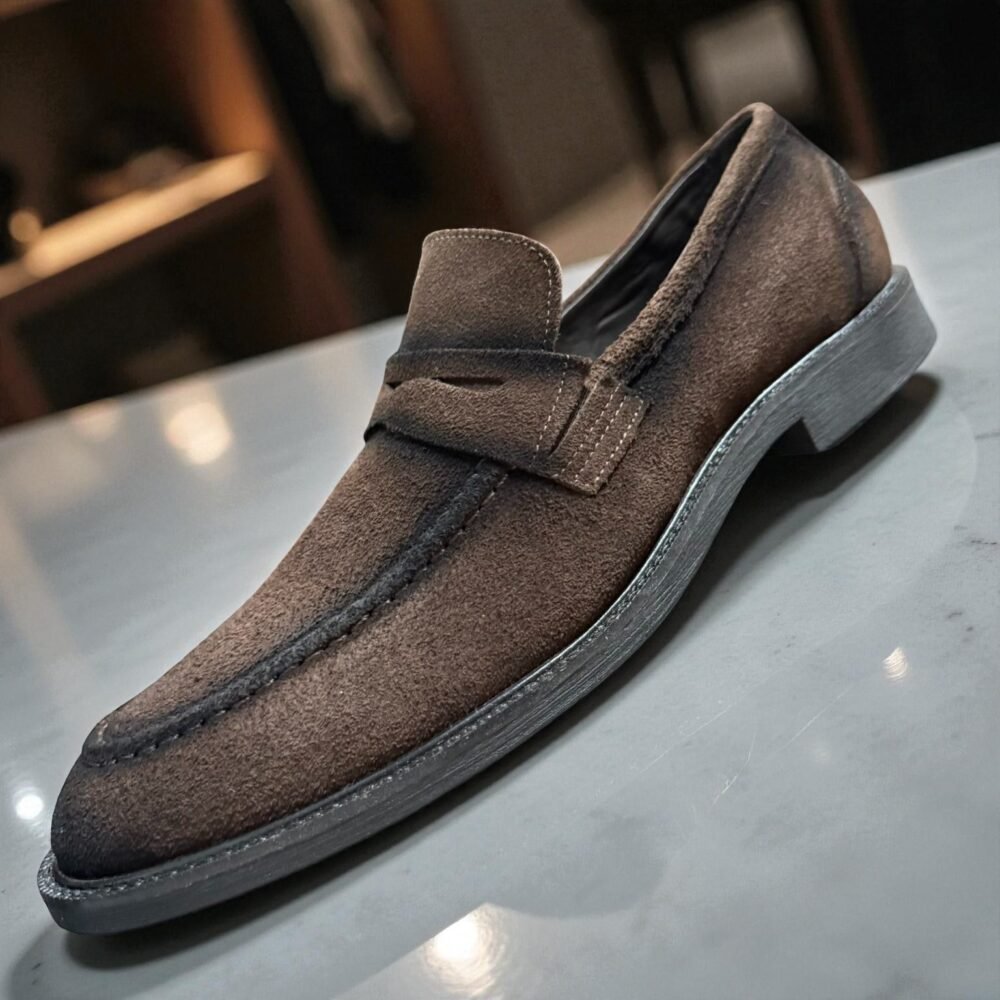 Loafer HB Windsor Camurça Café Fumex