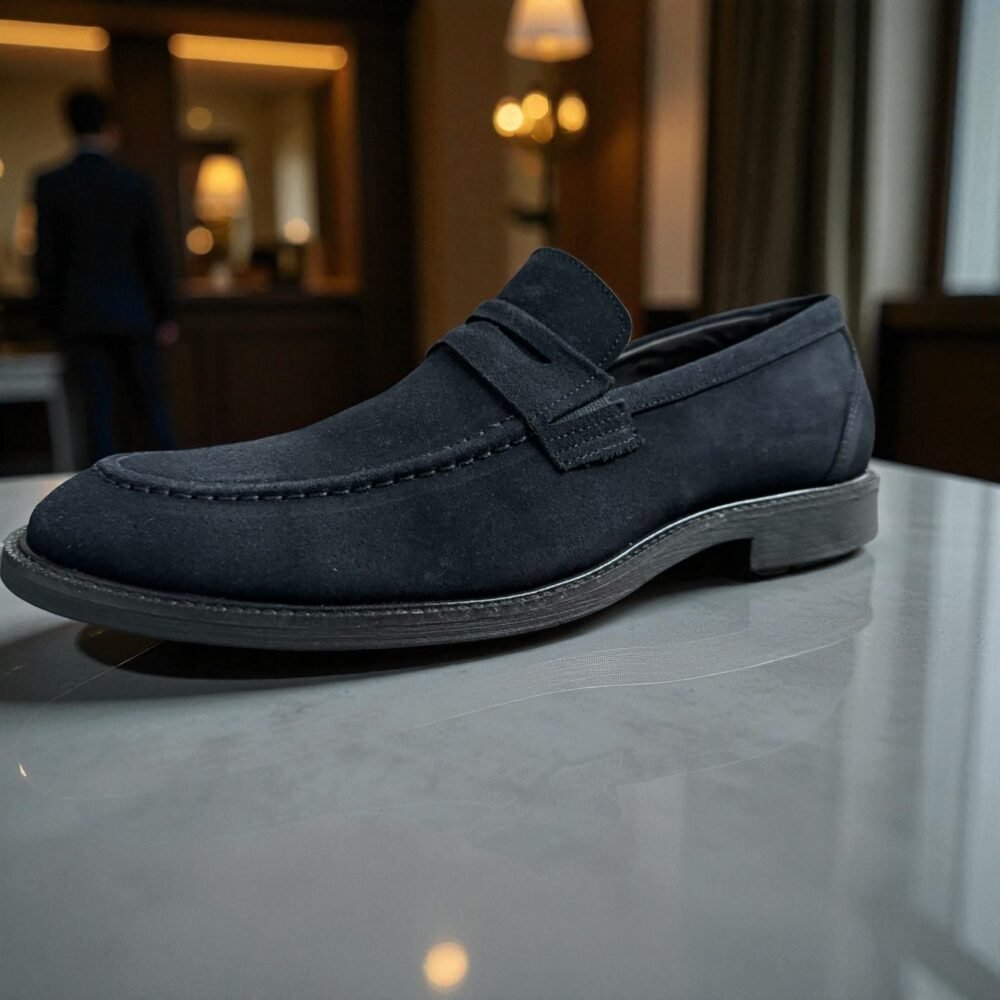 Loafer HB Windsor Camurça Preto