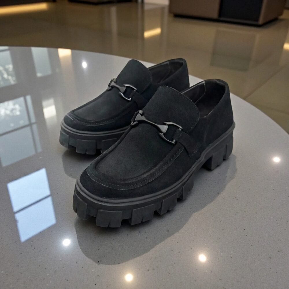 Loafer FG Vittal Camurça Preto