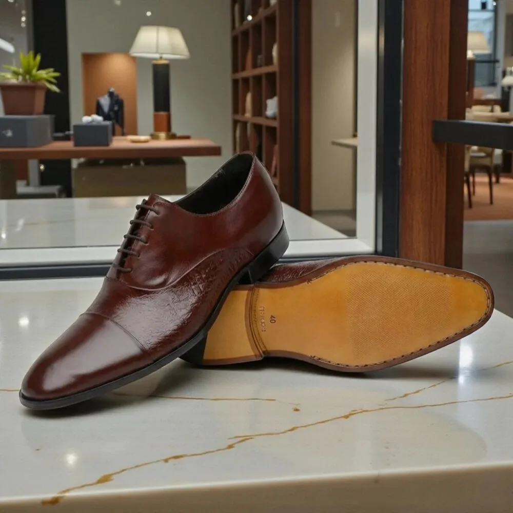 Sapato Social HB Valeriani Marrom