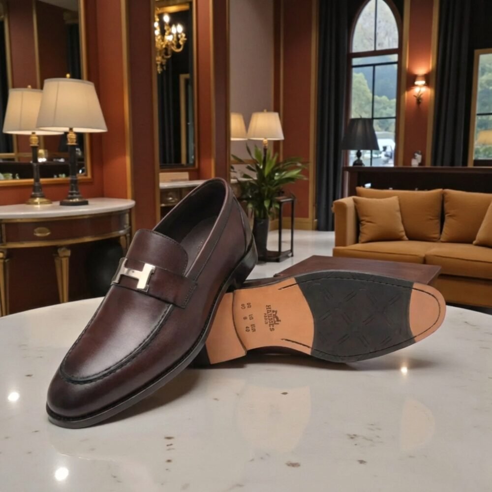 Loafer Hermes Marrom fumex
