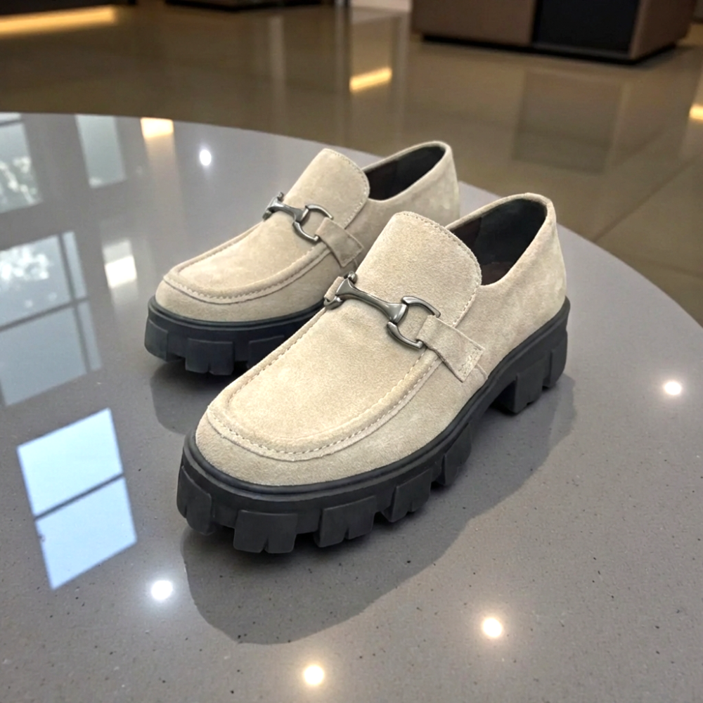 Loafer FG Vittal Camurça Areia