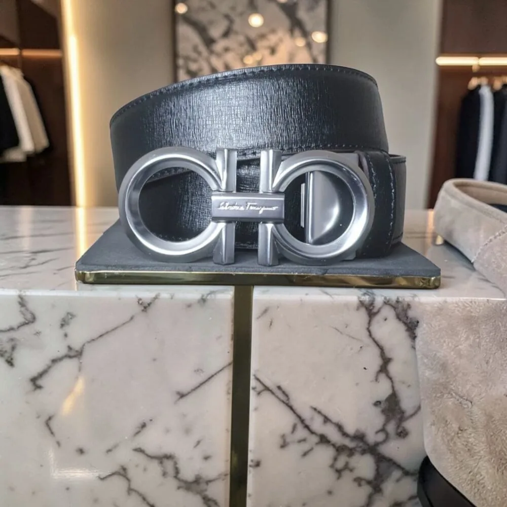 Cinto FG Reversible  em Couro