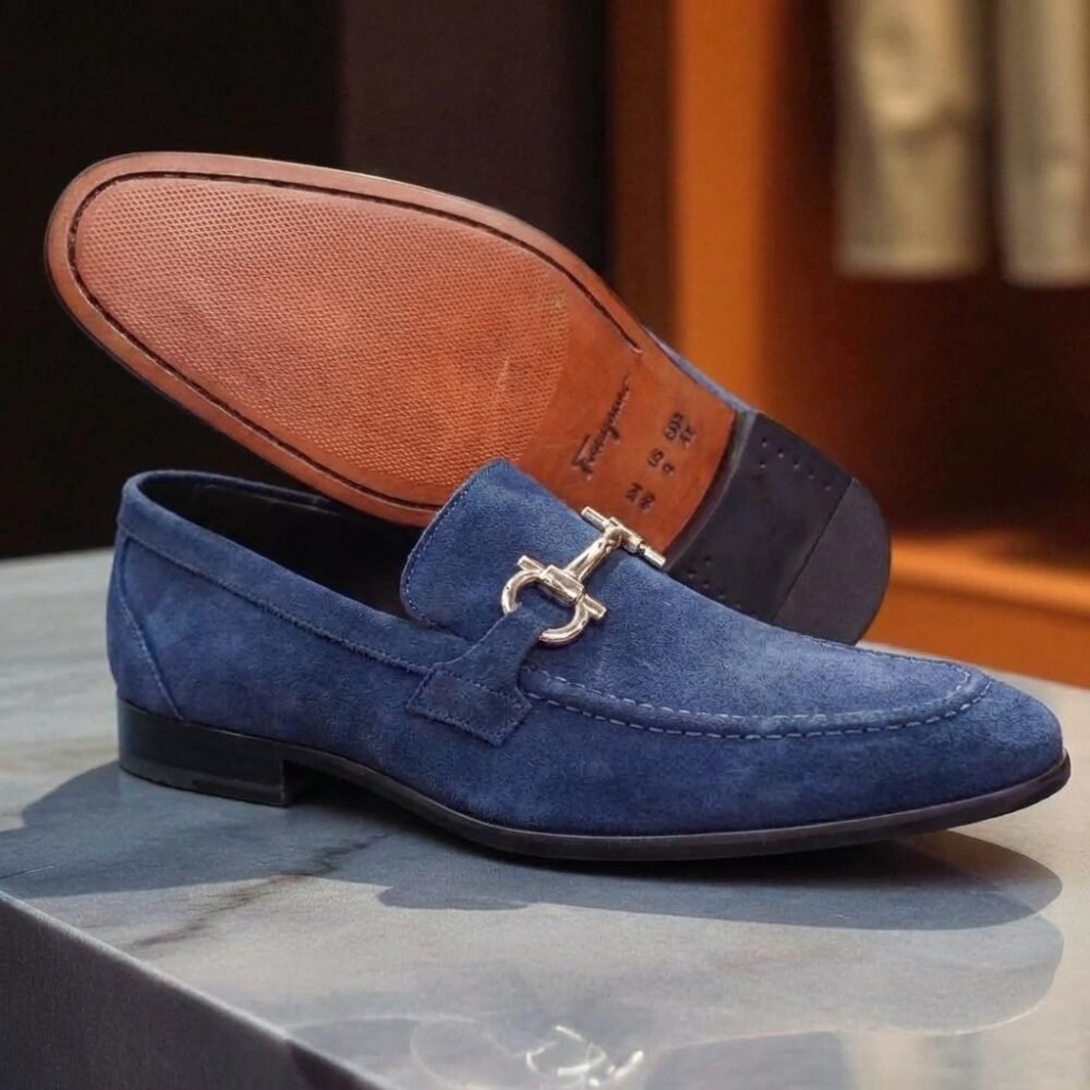 Loafer FG Corbin Camurça Marinho