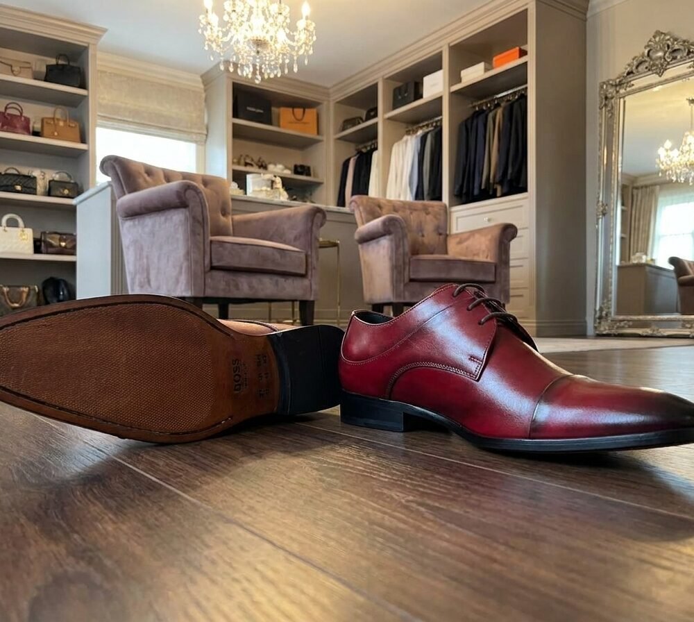 Sapato Social HB Gaspari Bordeaux