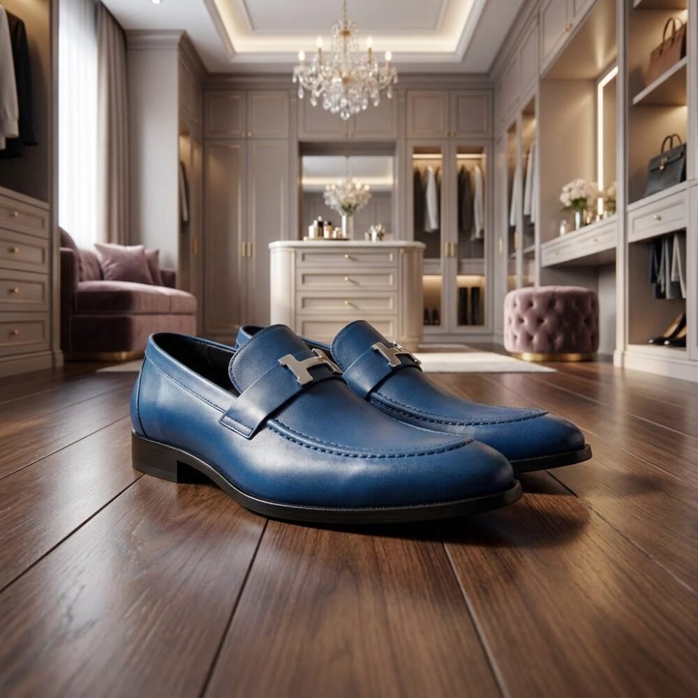 Loafer Hermes Ventura Navy