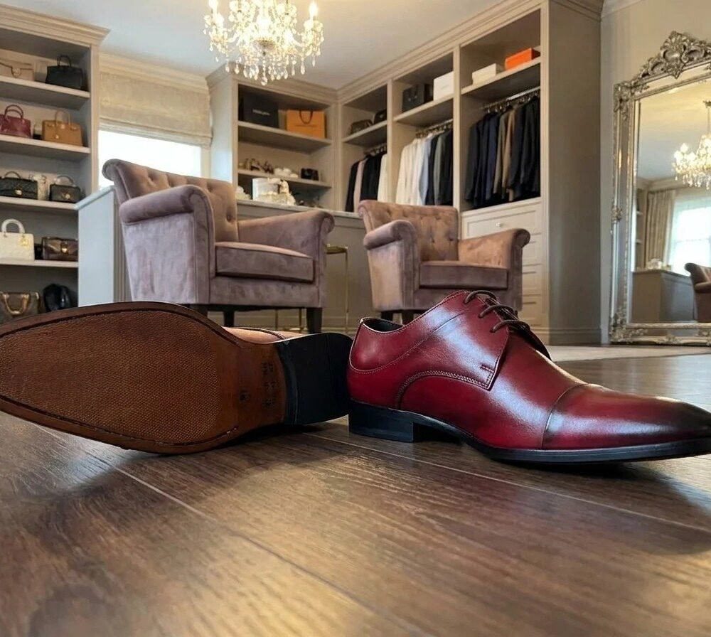 Sapato Social HB Gaspari Bordeaux